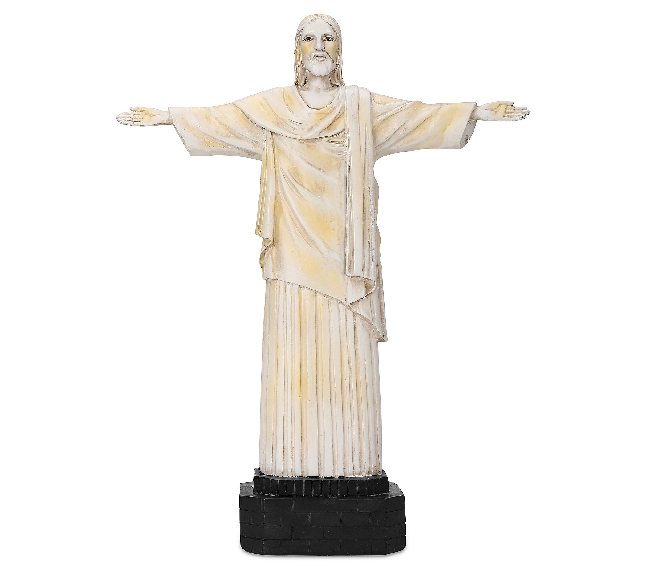 Techko Jesus Statue with Solar Spotlight