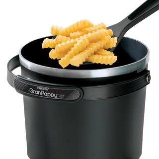 Presto 1.5 Qt. Black GranPappy Deep Fryer 05411