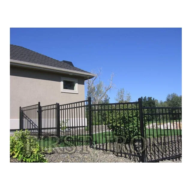 China factory supply outdoor garden wall removable wrought iron fence