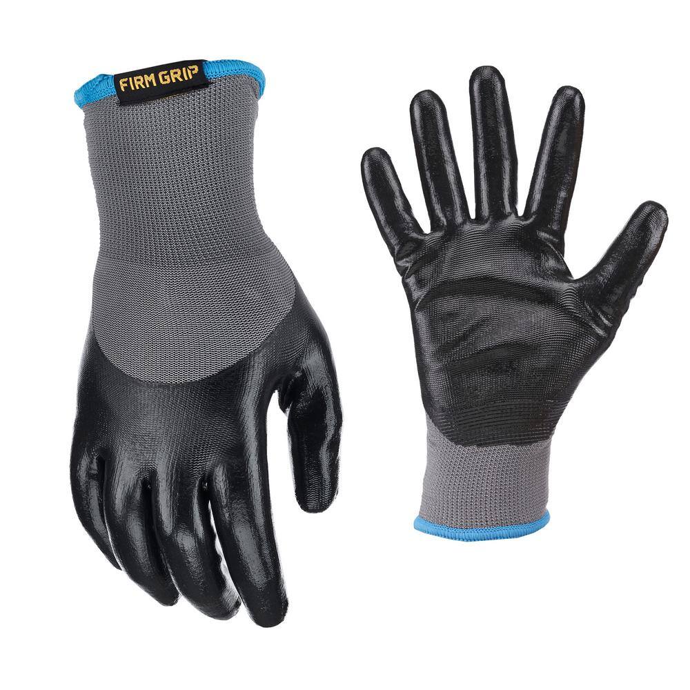 FIRM GRIP Large Winter Nitrile Grip Gloves with Insulated Shell (3-Pack) 63477-24