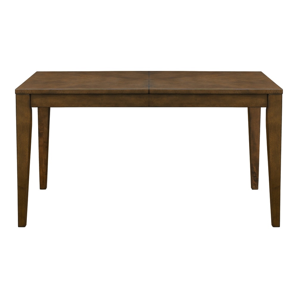 INK+IVY Cove Pecan Rectangle Extension Dining Table