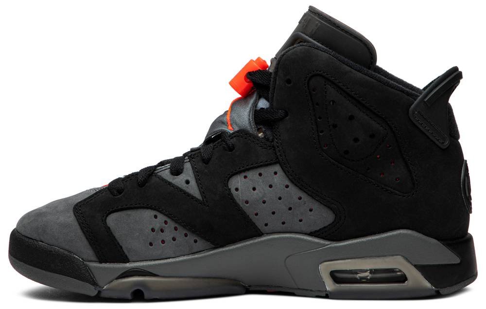 Paris Saint-Germain x Air Jordan 6 Retro BG 'Iron Grey' CN1078-001