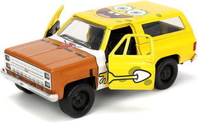 Jada Toys JTY 31798 C SpongeBob 1:32 1980 Chevy Bl...