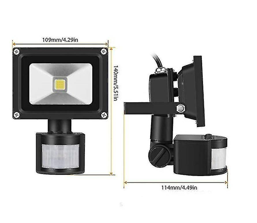 30w Motion Sensor Led Flood Light Outdoor Floodlight Garden Path Patio Garage Security Light