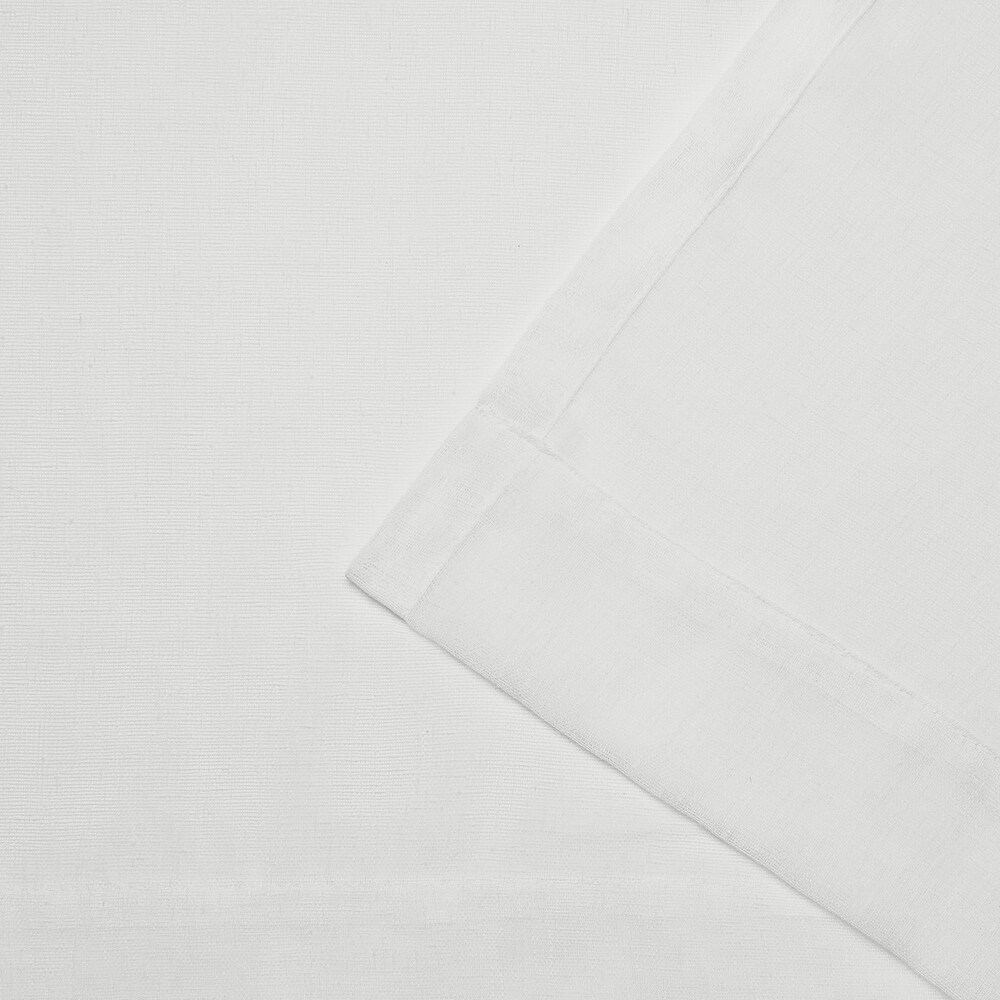 ATI Home Belgian Sheer Hidden Tab Top Curtain Panel Pair