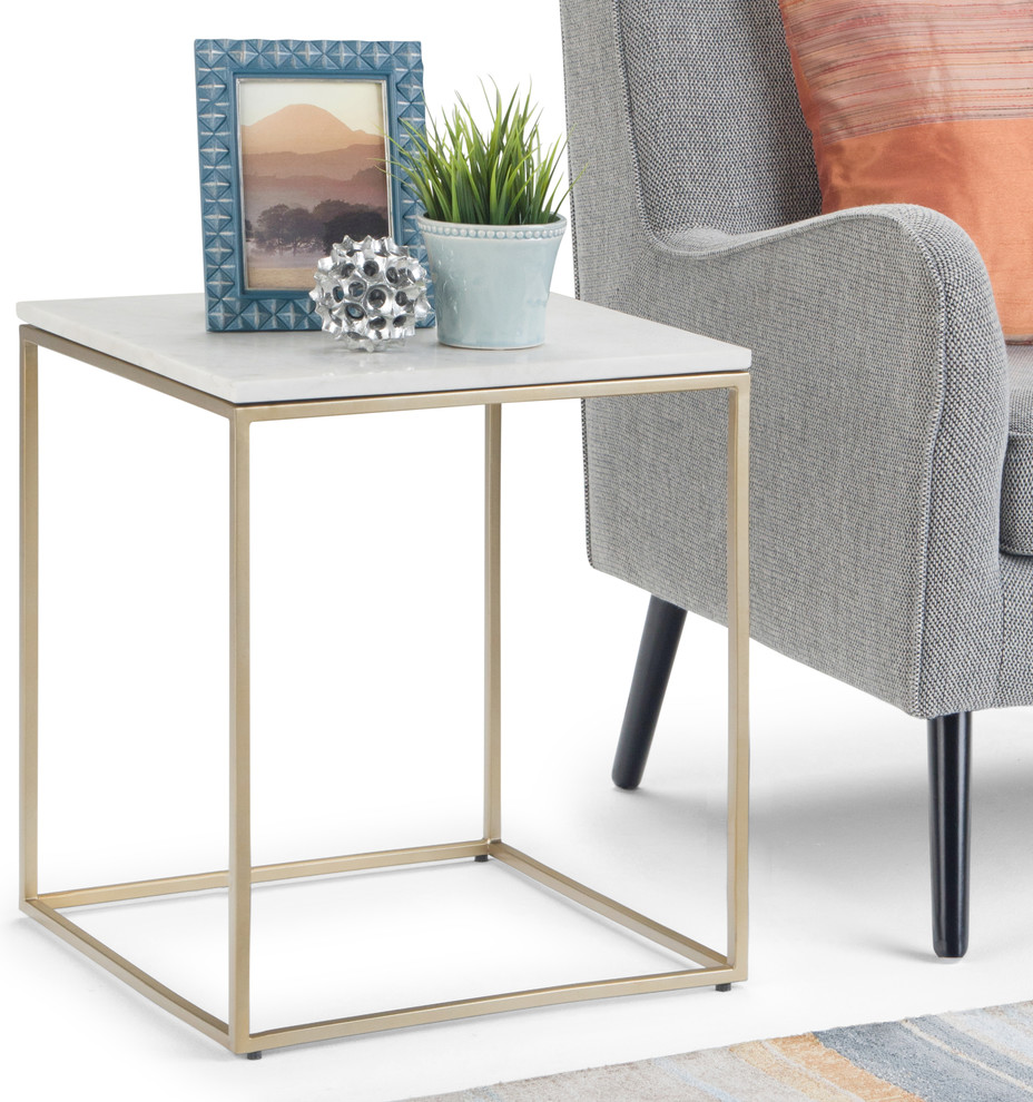 Kline Accent Table   Contemporary   Side Tables And End Tables   by Homesquare  Houzz