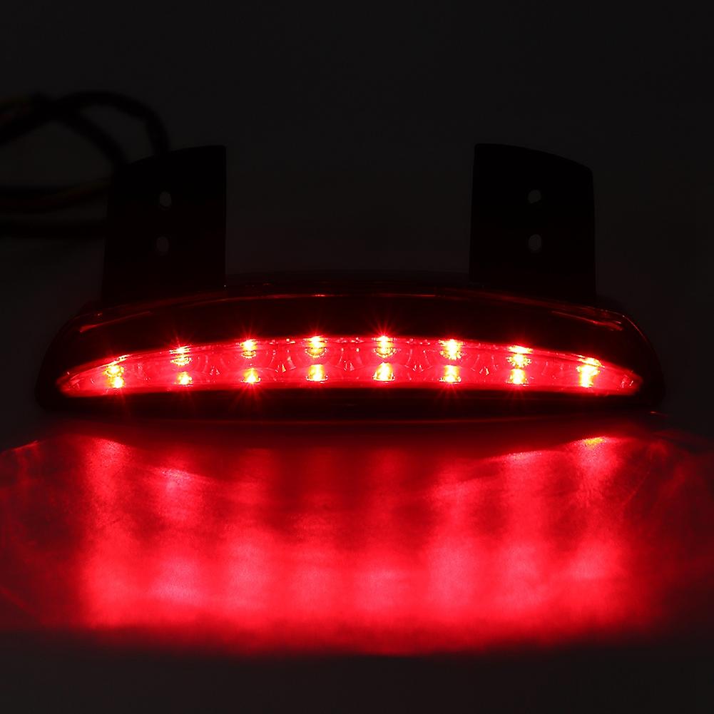 Motorcycle Led Taillight Brake Light Accessories Transparent Modified Lamp(transparent)