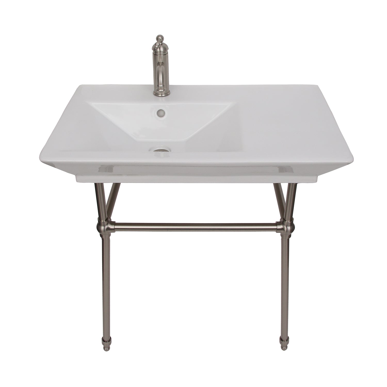 Opulence Small Console with Brass Stand for 