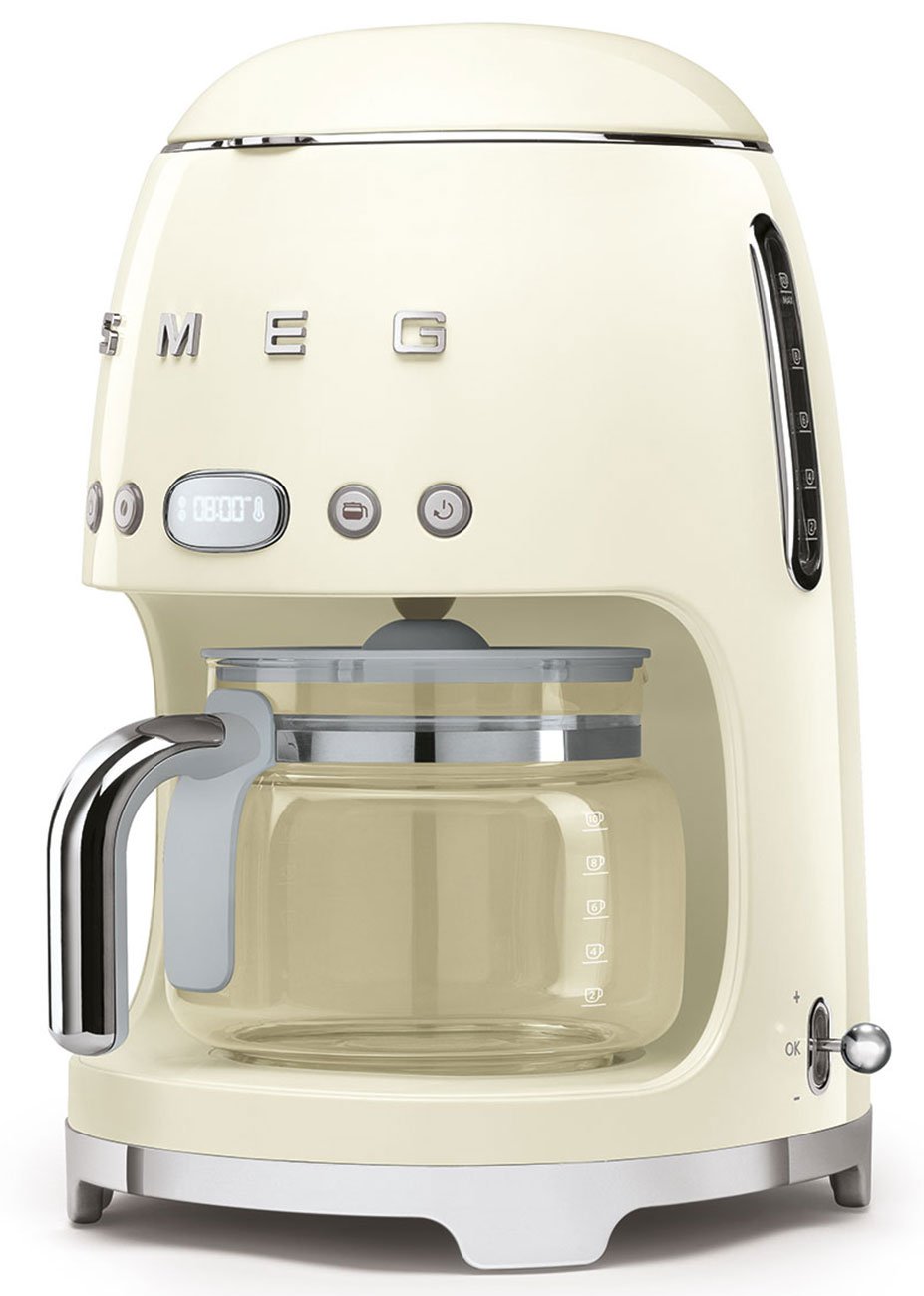 Smeg Retro Style Cream Coffee Maker