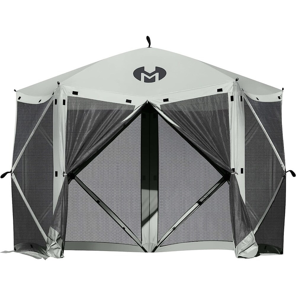 Exacme Portable Gazebo Pop up Tent for Camping  Outdoor Four Sides Pop up Clam Screen Tent with Canopy Shelter  1024 5PC