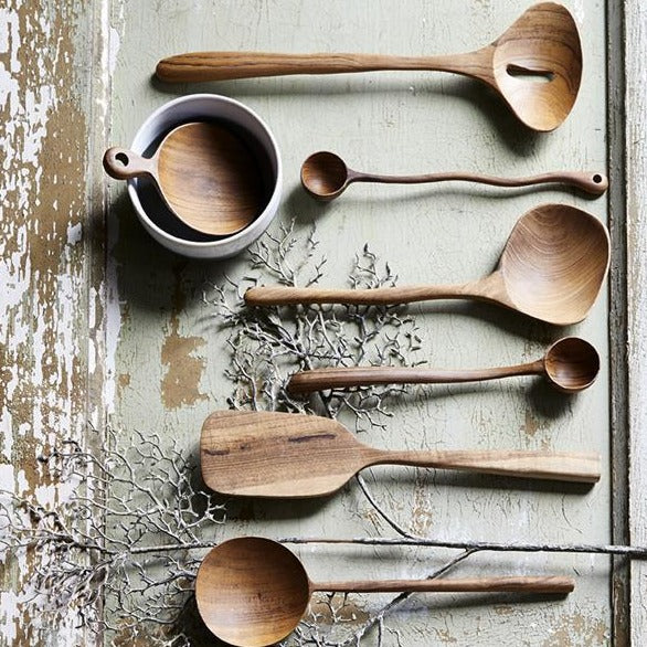 Wooden scoop spoon organic