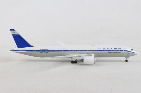 Daron HE533201Herpa El Al 787 9 1/500 Retro Livery