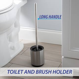 Bath Bliss Toilet Brush and Holder in Stainless Steel 10094-SS