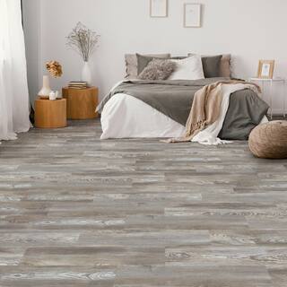 Home Decorators Collection Ash Clay 6 MIL x 7.1 in. W x 48 in. L Click Lock Waterproof Luxury Vinyl Plank Flooring (656.3 sqftpallet) 300422105