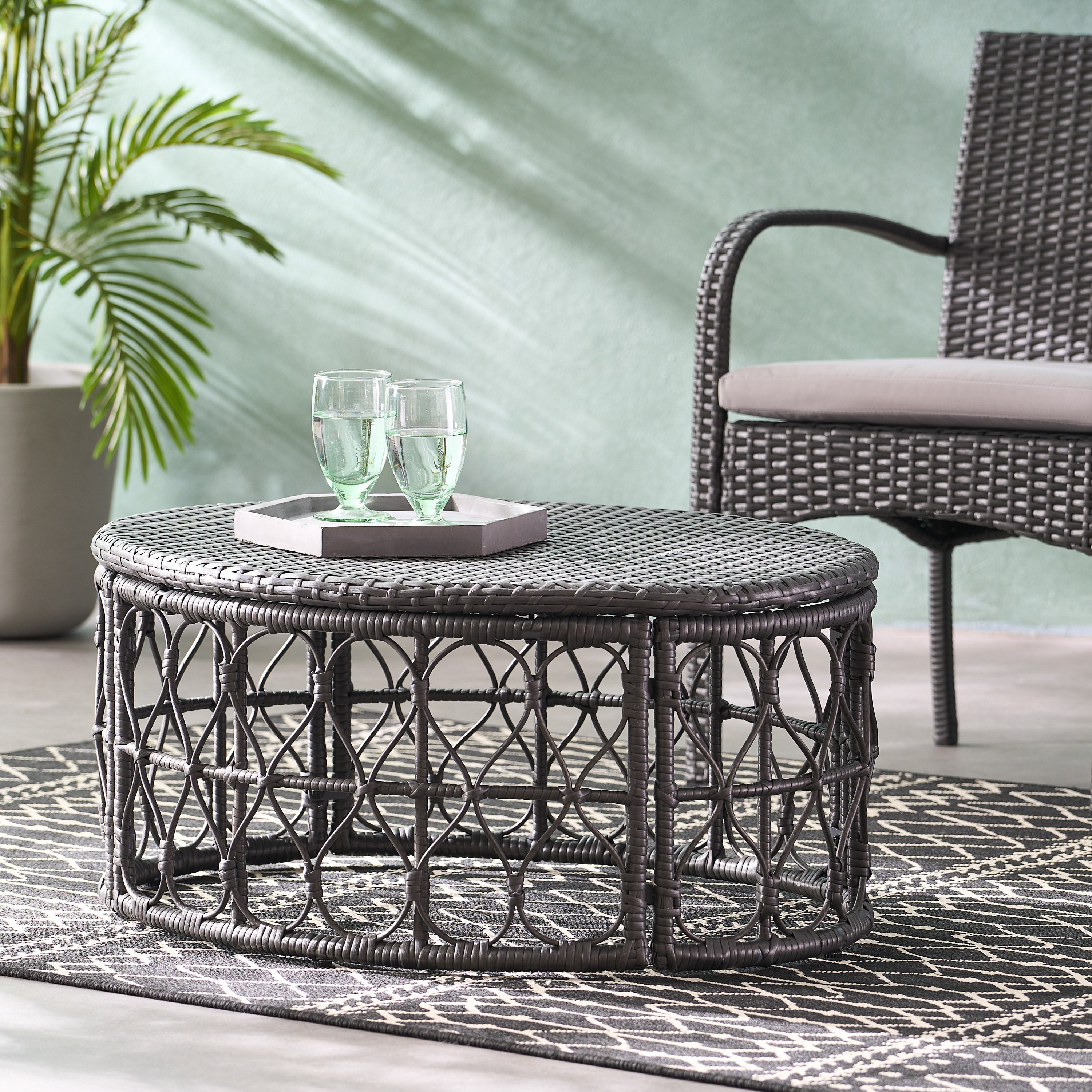 Colmar Outdoor Wicker Coffee Table