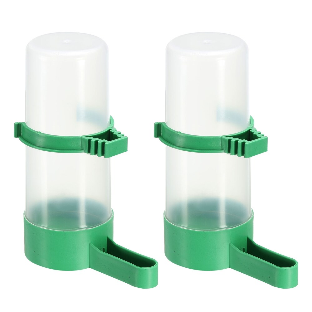 Automatic Pigeon Feeder Bird Cage Waterer Large Water Dispenser  2pcs