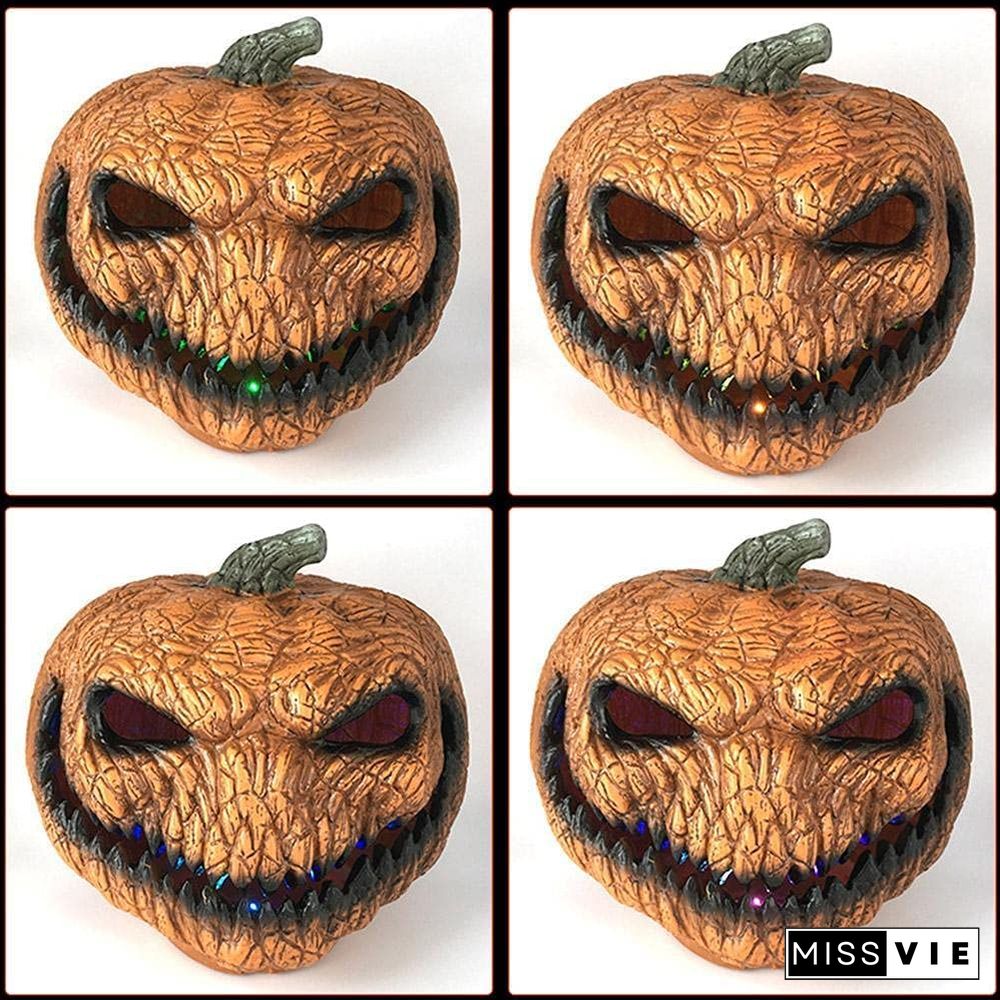 Light-up Evil Pumpkin For Halloween Decoration