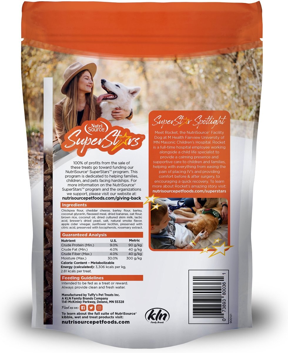 NutriSource Super Star Training Cheddar Flavor Dog Treats