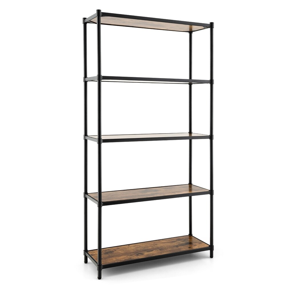 Costway 60.5'' Bookshelf5 tier Multi use   See Details