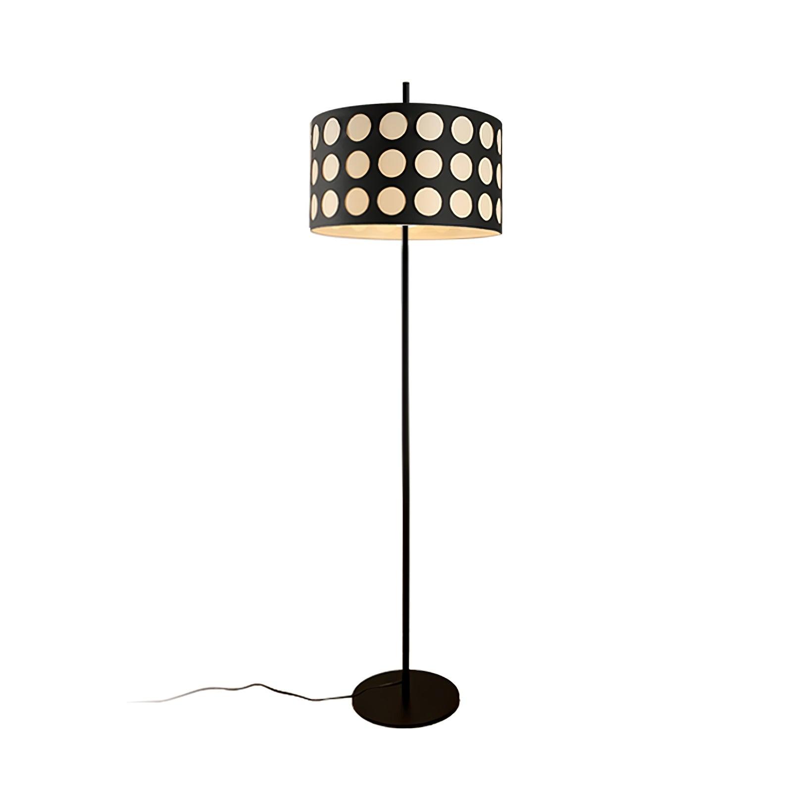 Polka Arc Fabric Floor Lamp