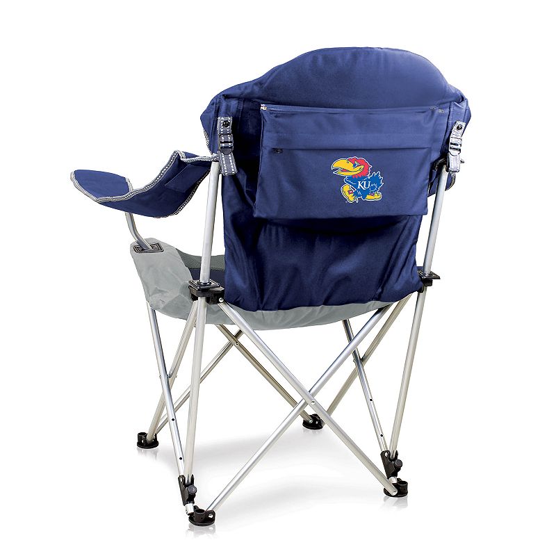 Picnic Time Kansas Jayhawks Reclining Camp Chair