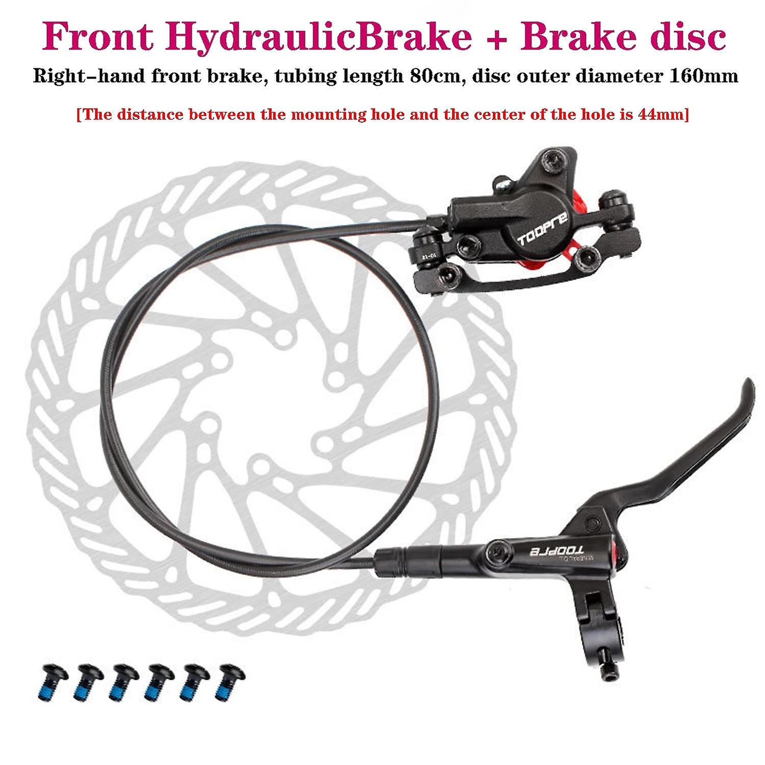 Born Pretty Bike Disc Brake F160r140 (front Brake) F180r160 (rear Brake) Mtb Hydraulic Brakes Bike Braked Kit