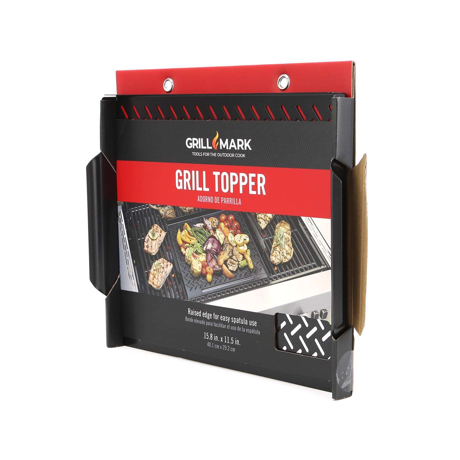 Grill Mark Steel Grill Topper 16 in. L X 12 in. W 1 pk