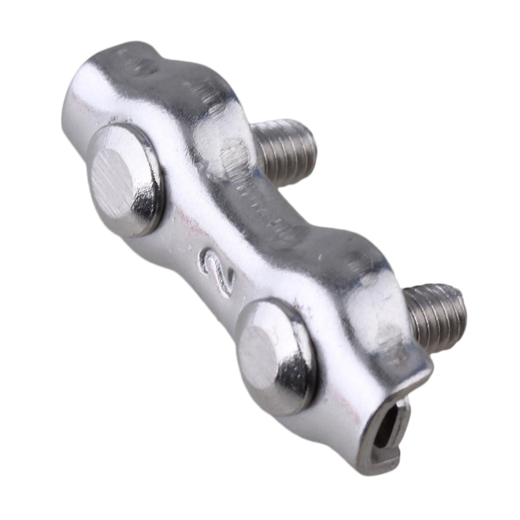 M2 304 Stianless Steel Duplex Cable Clamp for Wire Rope