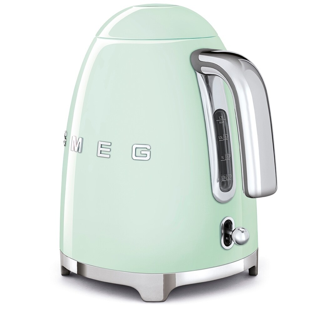 Smeg 50's Retro Style Aesthetic Electric Kettle  Pastel Green