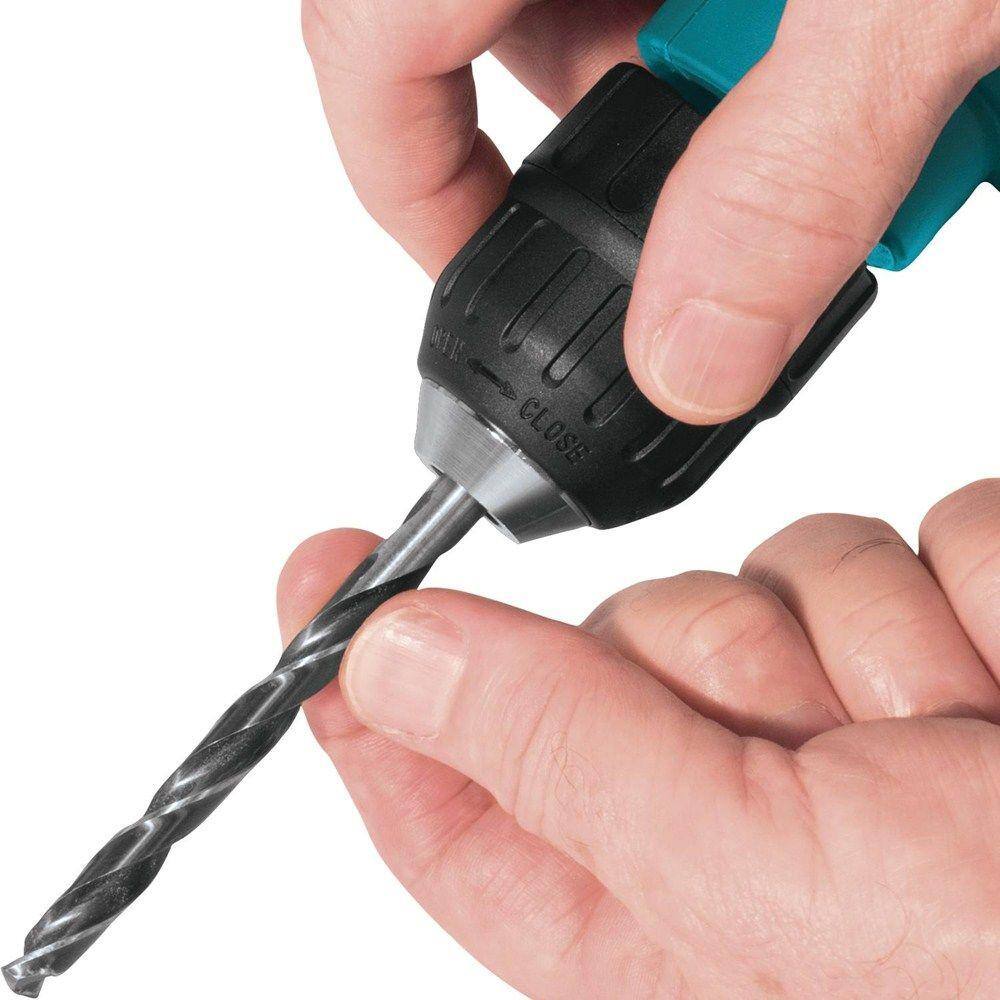 Makita 4.9 Amp 38 in. Corded Low Noise (79dB) Variable Speed Drill with Keyless Chuck and Hard Case 6408K