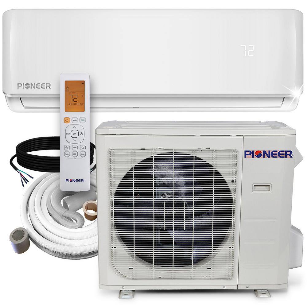 Pioneer 30000 BTU 2.5 Ton 18.6 SEER Ductless Mini Split Air Conditioner Heat Pump Variable Speed DC Inverter+ System 208230V WYS030GMFI20RL-16