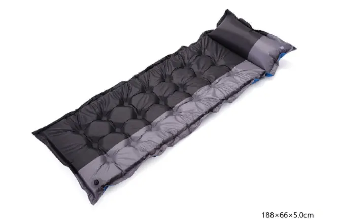 ultralight inflatable air mattress sleeping mat Camping hiking self inflating sleeping pad with pillow