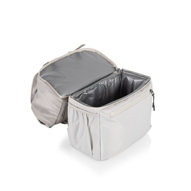 Picnic Time Tarana 12qt Cooler Backpack Halo Gray