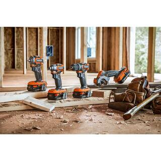 RIDGID 18V SubCompact Brushless Cordless 3 in. Multi-Material Saw (Tool Only) with (3) Cutting Wheels R87547B