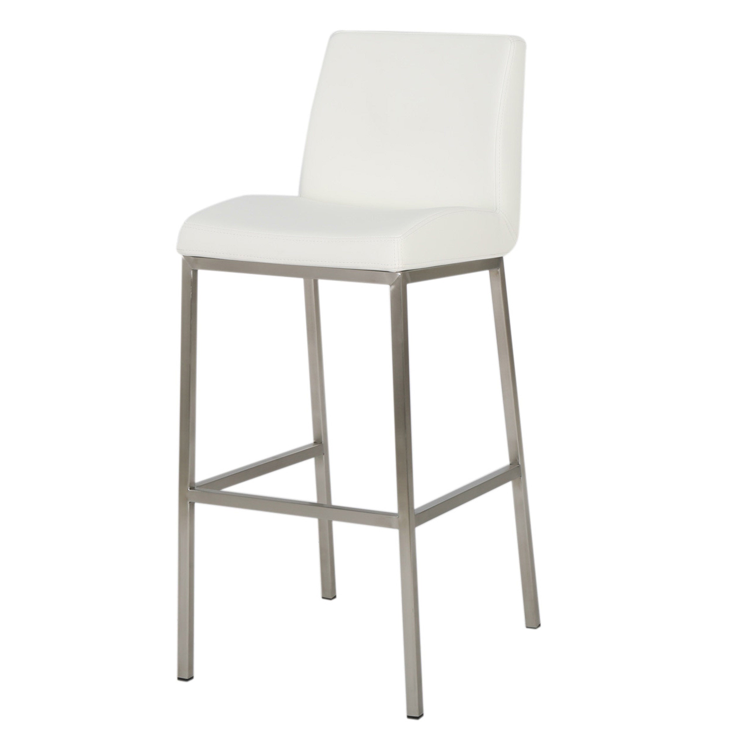 October 30-Inch Bonded Leather Barstool (Set of 2)