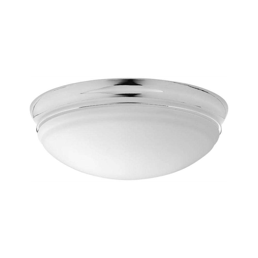 Progress Lighting LED Flush Mount Collection 17-Watt Polished Chrome Integrated LED Flush Mount P350100-015-30