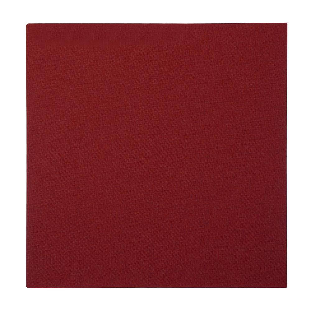 Knauf Insulation Performance+ Acoustic Panel Sound Absorbing Red Fabric Square 24 in. x 24 in. 750522