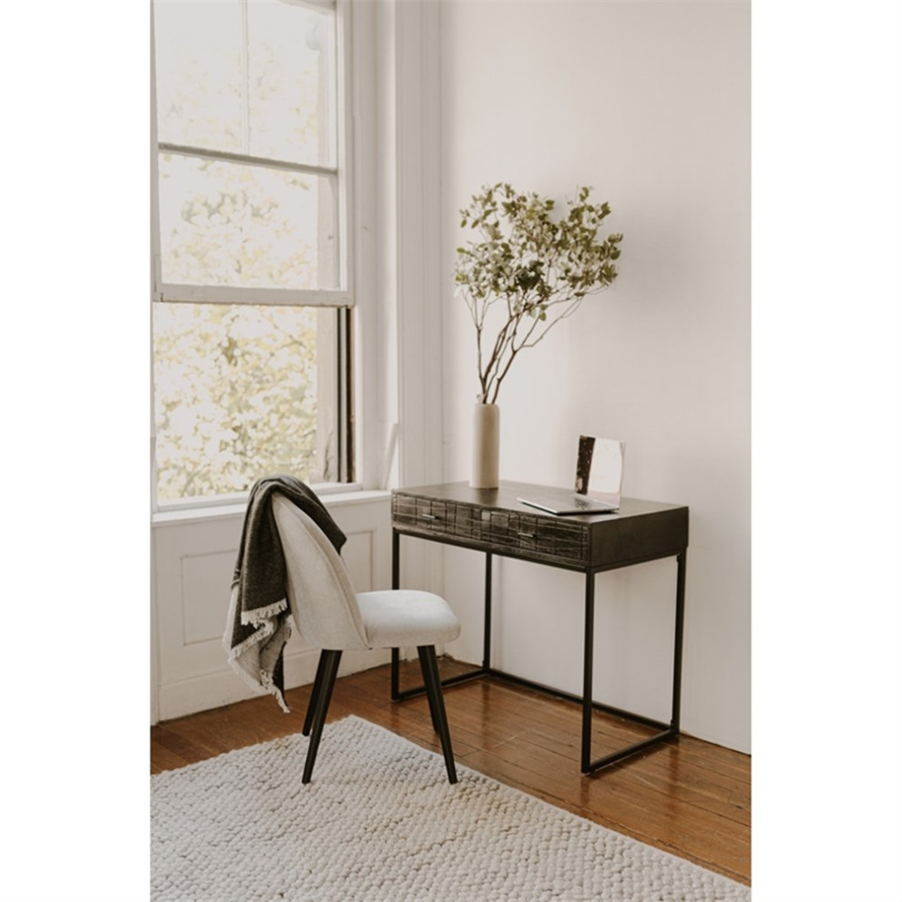 Clarissa Dining Chair Light Grey   Set Of Two   Midcentury   Dining Chairs   by Homesquare  Houzz