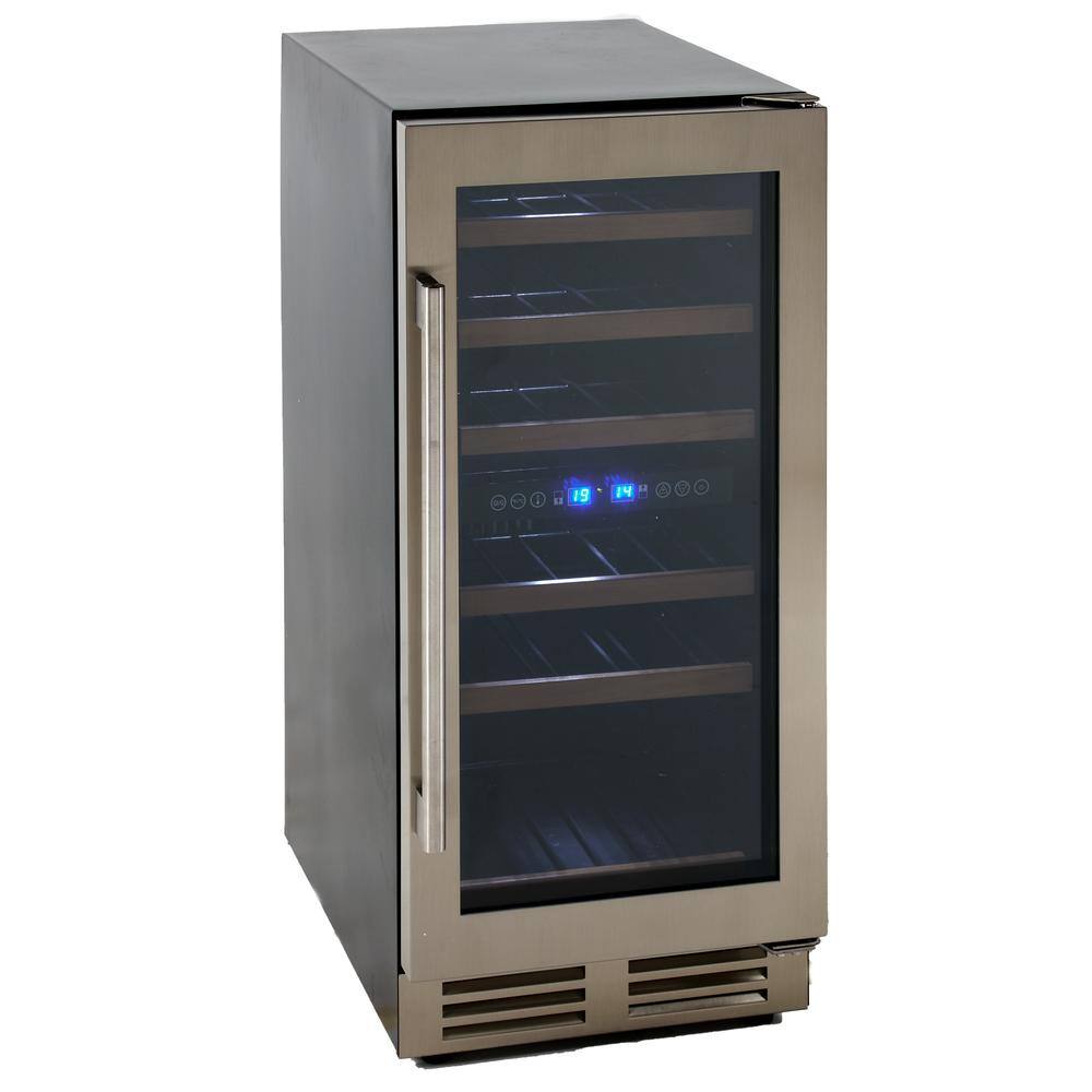 Avanti Dual-Zone 28-Bottle Free Standing Wine Cooler WCF282E3SD