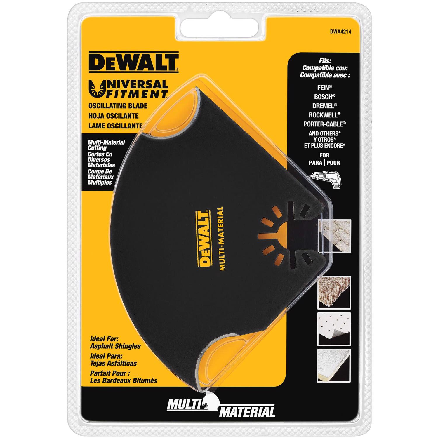 DW Bi-Metal Oscillating Blade Multi-Material 1 pk