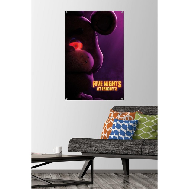 Trends International Five Nights At Freddy x27 s Movie Freddy One Sheet Unframed Wall Poster Prints