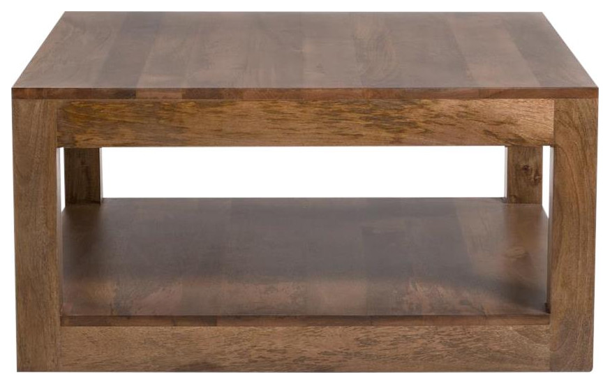 Coffee Table Cocktail MORGAN Brindled Ash Mango   Transitional   Coffee Tables   by EuroLuxHome  Houzz