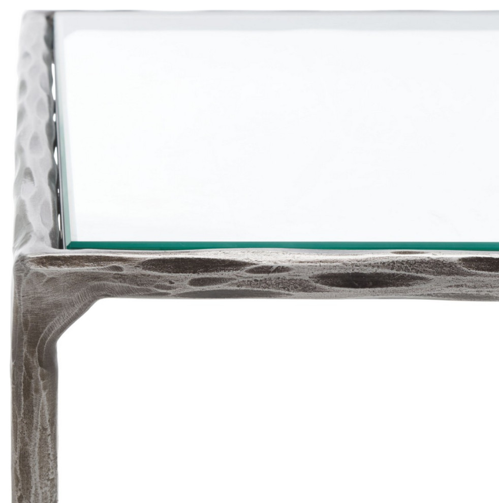 Safavieh Couture Jessa Metal Coffee Table   Transitional   Coffee Tables   by Safavieh  Houzz