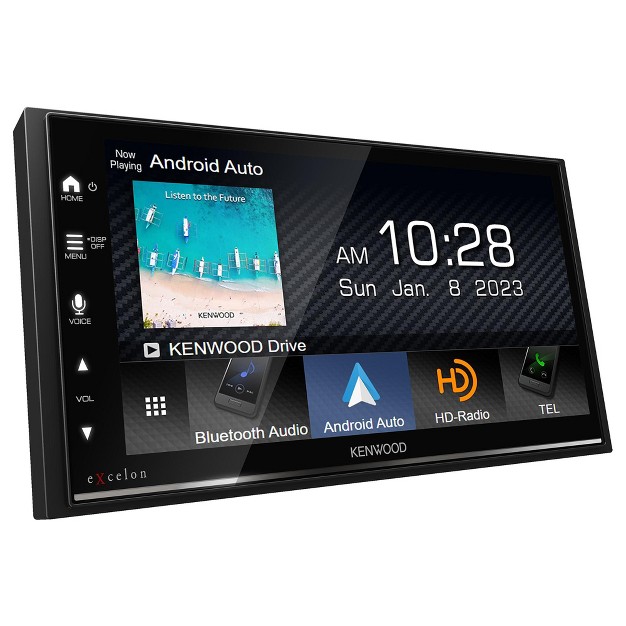 Kenwood Dmx709s Multimedia Receiver no Cd Compatible W Apple Carplay amp Android Auto W A Sirius Xm Sxv300v1 Tuner Kit For Satellite Radio