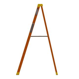 Werner NXT1A 8-ft Fiberglass Type 1A-300-lb Load Capacity Step Ladder