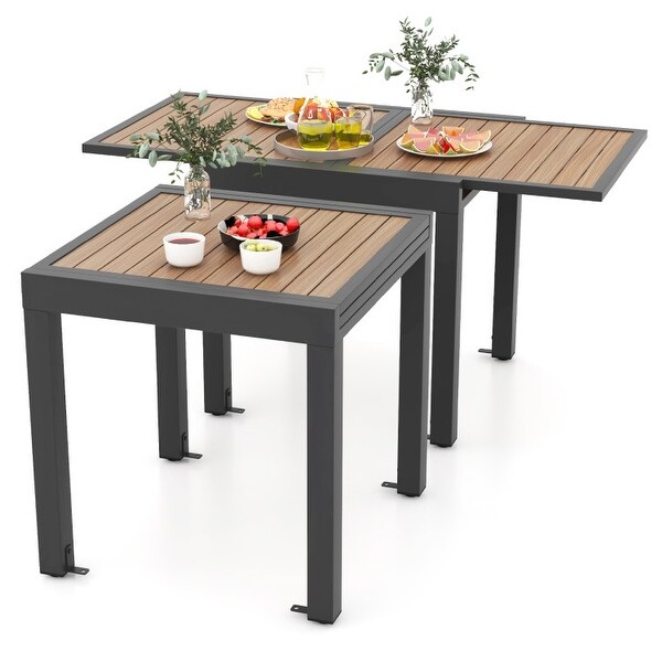 31.563 Inches Extendable Patio Table for 46 People