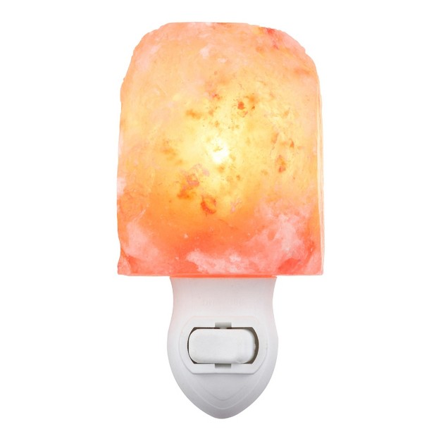 Globe Electric Manual Plug in Himalayan Salt Incandescent Night Light