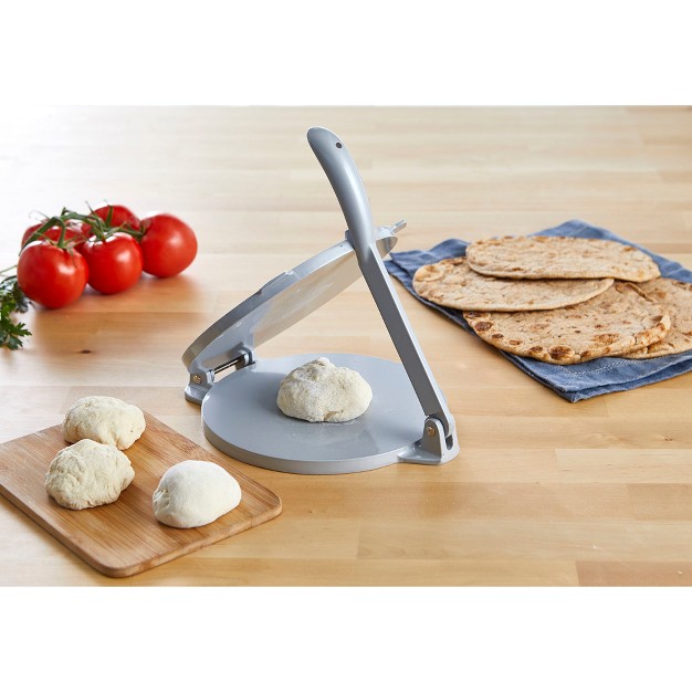 Cast Aluminum Tortilla Press Silver