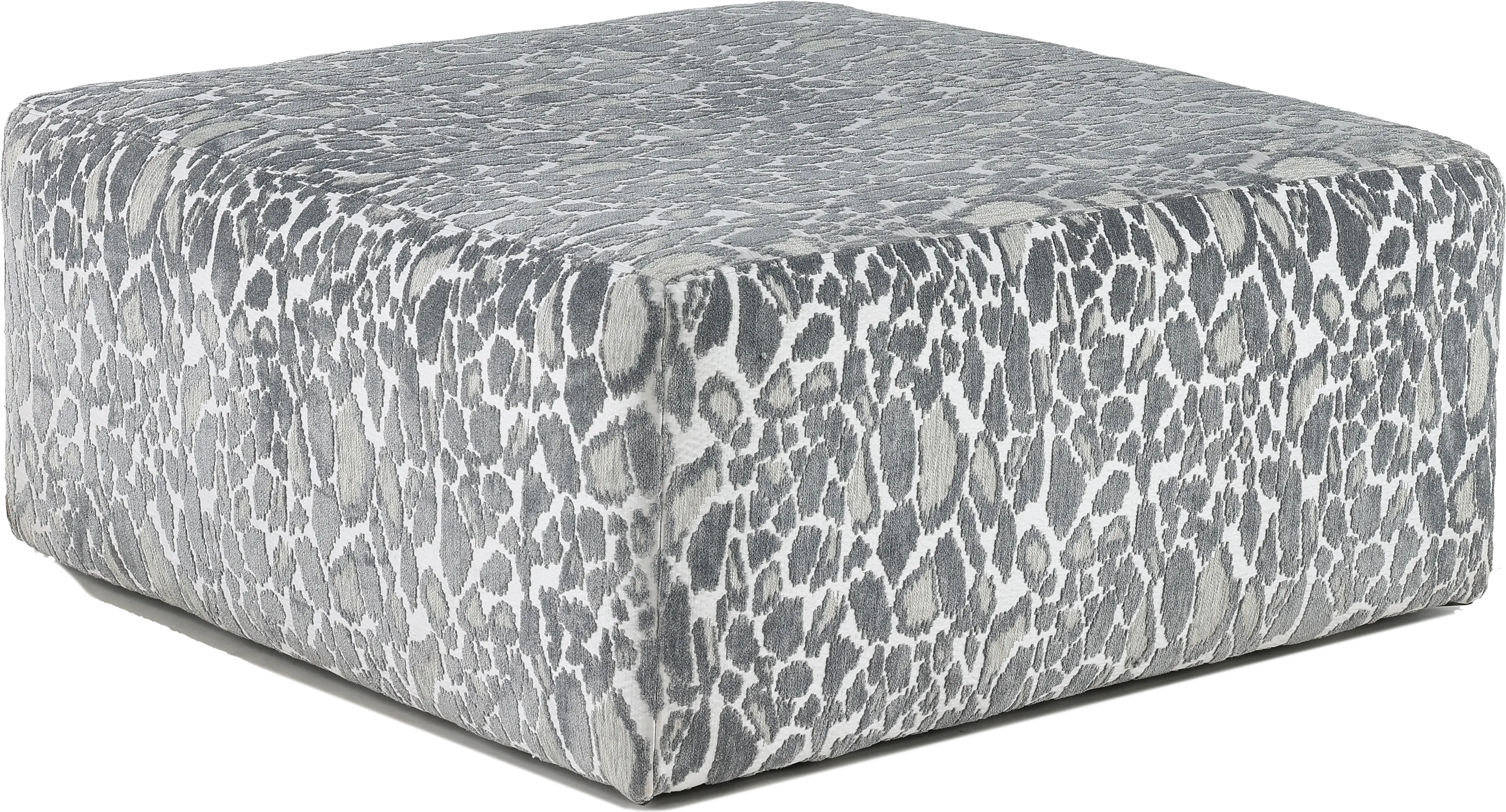 Lamar Gray Cocktail Ottoman