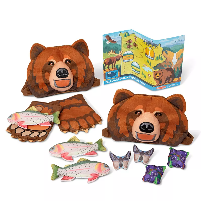 Melissa and Doug Yellowstone National Park Grizzly Bear Games and Pretend Play Set